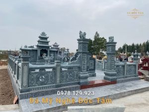 Mẫu thiết kế lăng mộ đá xanh Thanh Hóa chuẩn đẹp với phong cách cổ xưa