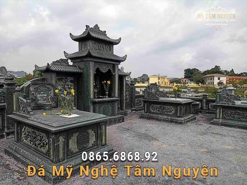 Mẫu lăng mộ đơn giản mà đẹp tại Hưng Yên