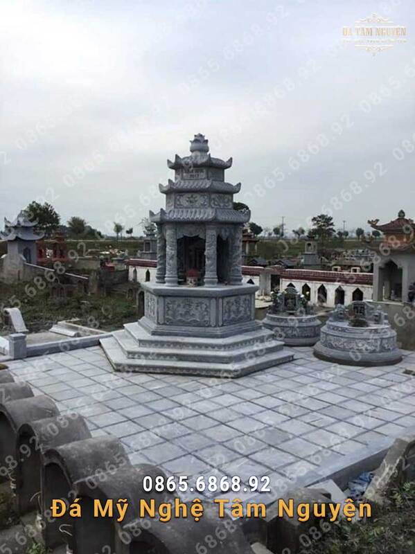 Mẫu mộ tháp đá đẹp tại Nam Định