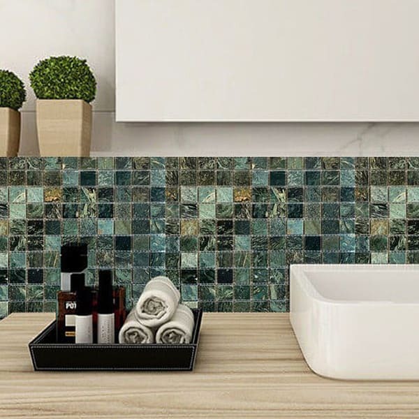 Đá mosaic ốp tường trong nhà tắm