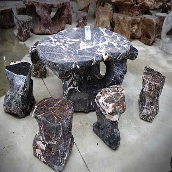 Mẫu bàn ghế đá tự nhiên đẹp nhất