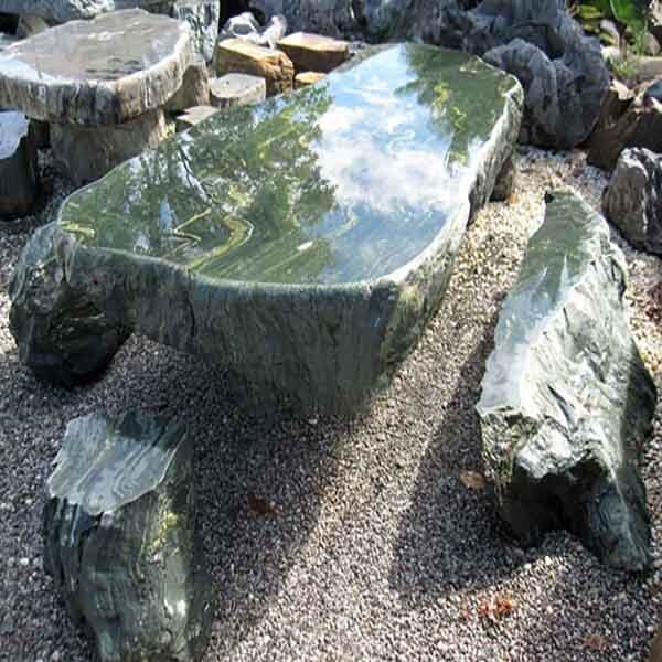 Mẫu bàn ghế đá bằng đá xanh
