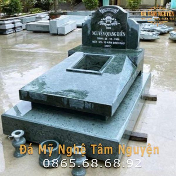 Mộ đá hậu bành đế trơn đánh bóng giáp số SEFE2A21FB69A