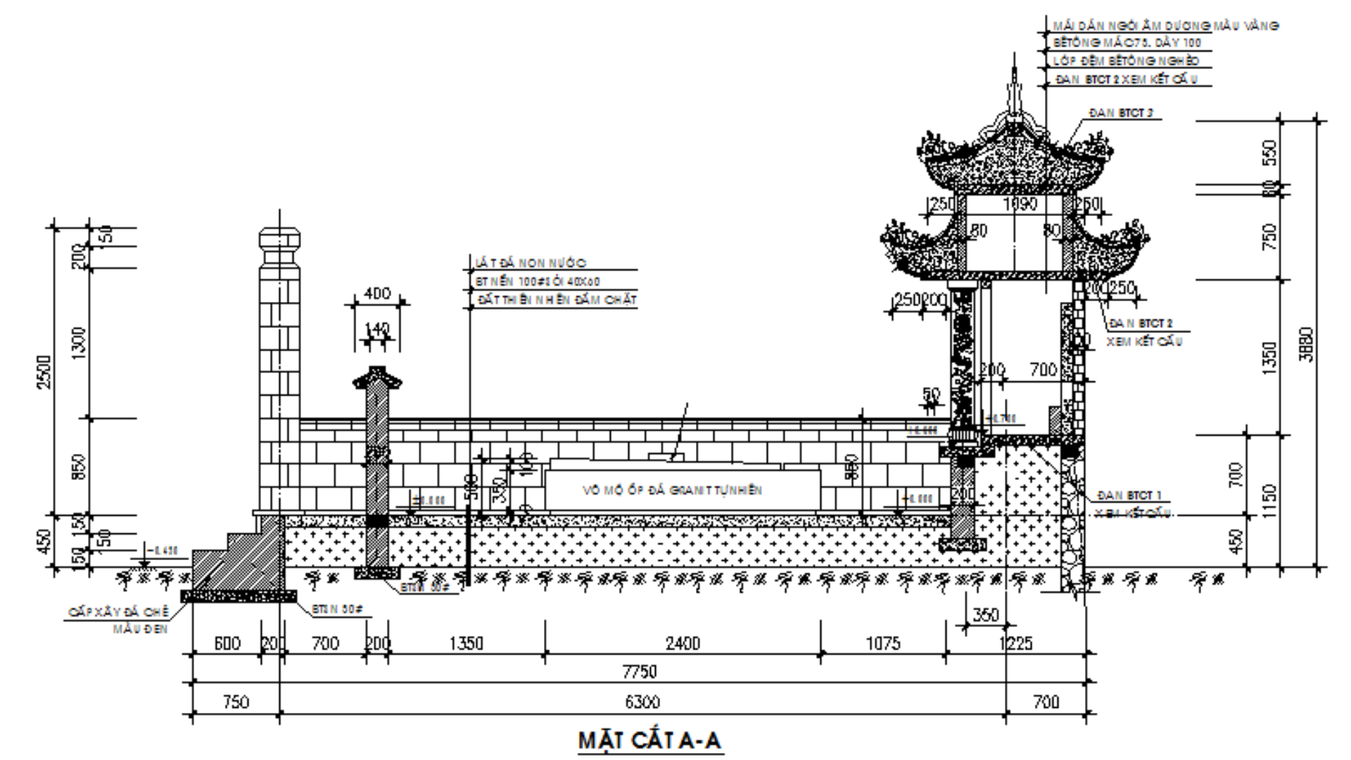 Bản thiết kế lăng mộ hoàn chỉnh