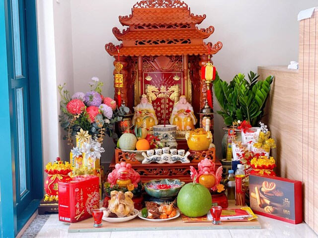 Cách bài trí bàn thờ ông Địa, ông Thần Tài