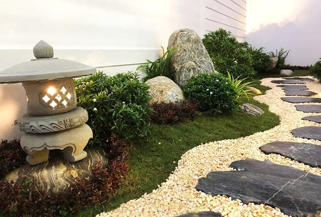 Đèn đá sân vườn kiểu Triều Tiên