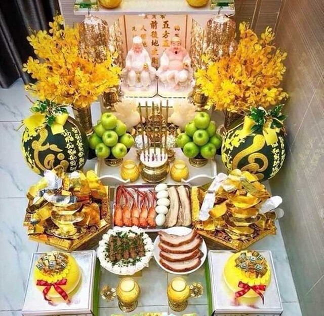 Hướng đặt bàn thờ ông Địa, ông Thần Tài