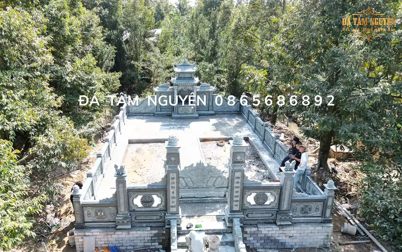 Lăng Mộ Đá LMD07 – Kết Hợp Giữa Truyền Thống Và Hiện Đại Tại Tiền Giang
