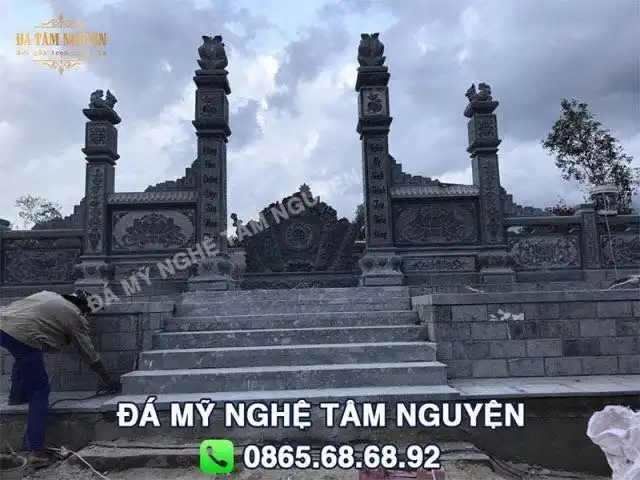 Đá mỹ nghệ Tâm Nguyện- địa chỉ thi công lăng mộ đá Nghệ An uy tín