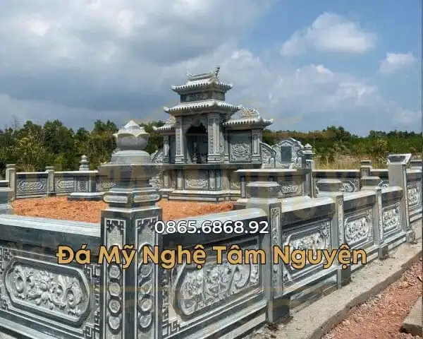 Đá mỹ nghệ Tâm Nguyện là đơn vị thi công lăng mộ đá tại Bắc Giang uy tín