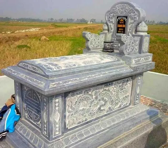 Kích thước cụ thể của phần mộ hình chữ nhật