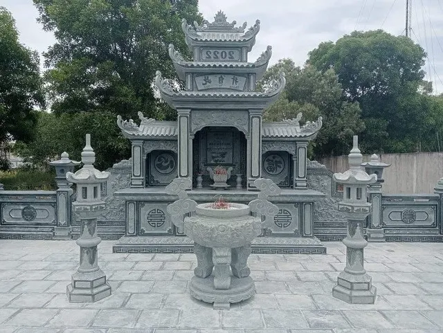 Kích thước của lăng thờ chung