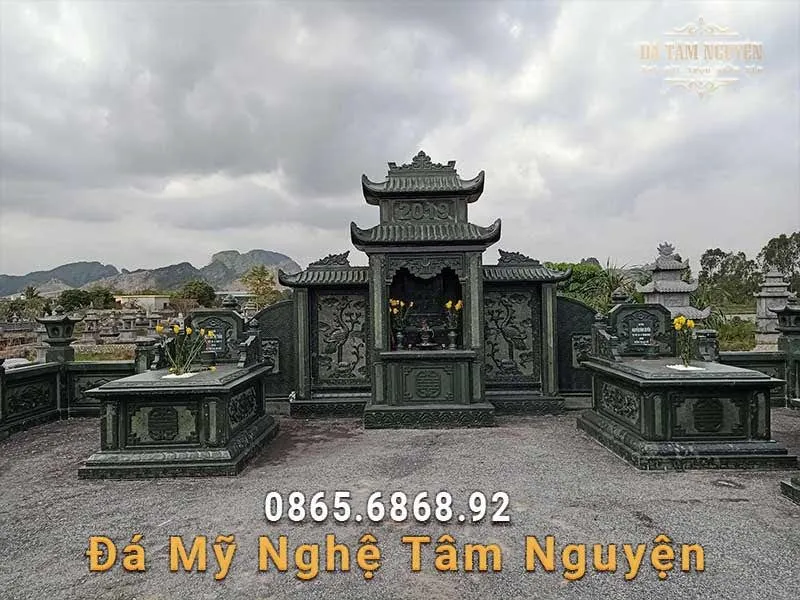 Lăng thờ đá kích thước tiêu chuẩn